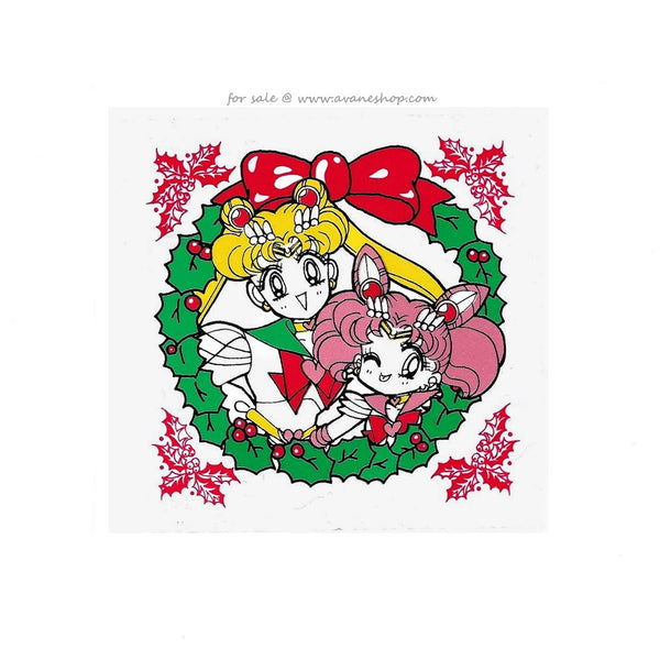 Rare Sailor Moon Christmas Furoku Nakayoshi Sailor Moon Sailor Chibimoon Wreath