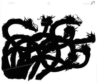 Anime Cel Black Shadow Dragons Kuzuryuugawa to Shounen Animation Cel