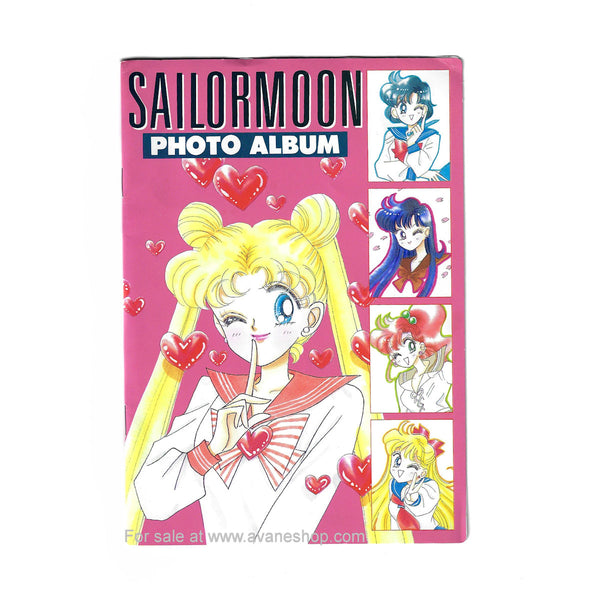 Vintage Sailor Moon Furoku Pink Photo Album Nakayoshi 1995 Usagi Chibiusa Outers Inners