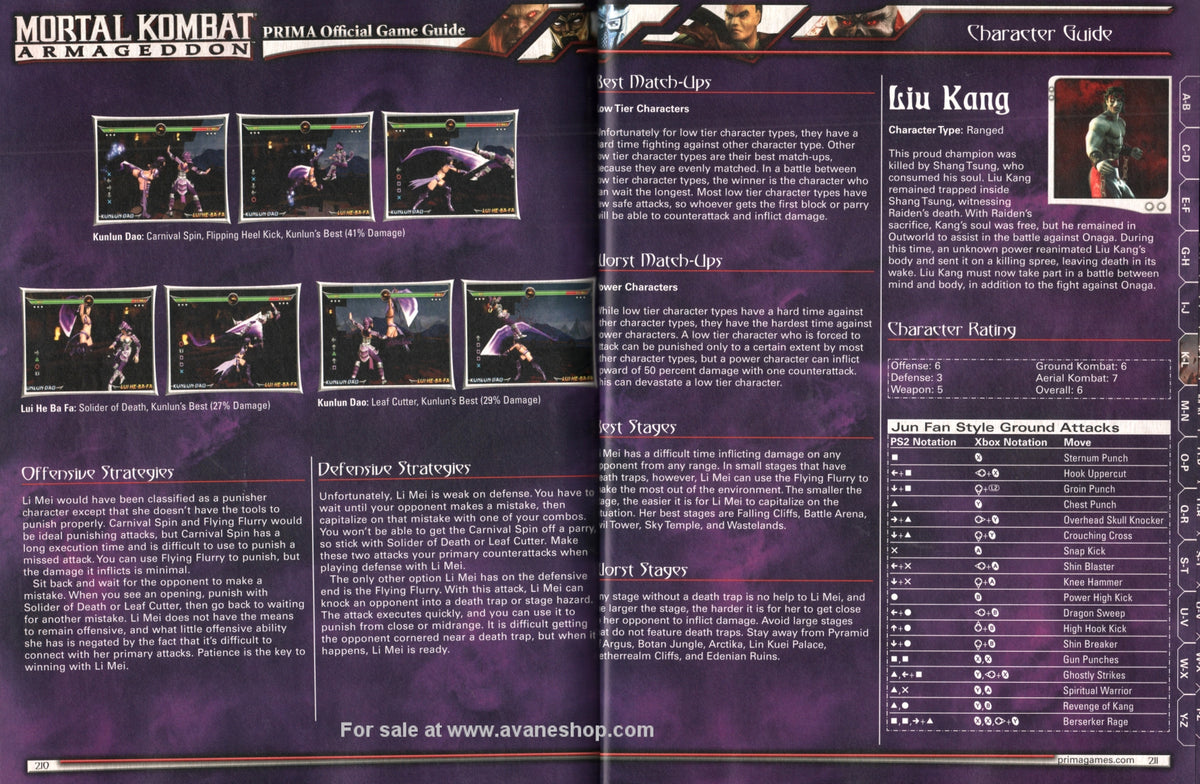 Mortal Kombat: Armageddon - ps2 - Walkthrough and Guide - Page 5 - GameSpy