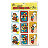 Vintage Nintendo Mario Sticker Sheet Set 36 Stickers Jumping Stars Turnip New and Sealed 80s