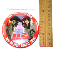 Disney Mighty Ducks 2 D2 Vintage Promo Button VHS Release Promotional