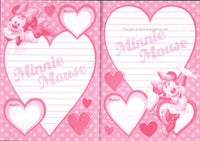 Japanese Disney Minnie Mouse Carousel Furoku Pink Notebook Mickey