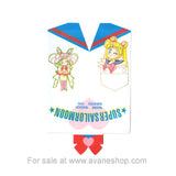 Sailor Moon Nakayoshi Furoku Fuku Shirt Stationery 3 Sheets Sailormoon Chibimoon