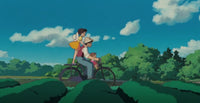 My Neighbor Totoro Original Anime Cel Sketch Green Fields Studio Ghibli Rare Production Art Douga