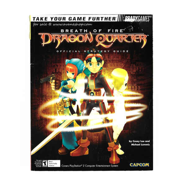 Breath of Fire Dragon Quarter Brady Strategy Guide Playstation 2 PS2