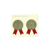 Card Captor Sakura Nakayoshi Furoku Gold Sticker Seal Set Sakura and Tomoyo CCS