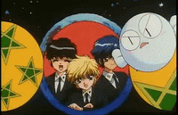 CLAMP Campus Detectives OP Anime Cel CLAMP School Detectives Animation Cel