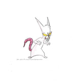 Earthworm Jim Cartoon Cel Evil the Cat Original Animation Production Cel Game