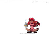 El Hazard Anime Cel Drunk Shayla Shayla