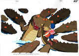 Anime Cel My Fathers Dragon Elmer's Adventure Alligators Animation Cel With Bonus