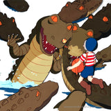 Anime Cel My Fathers Dragon Elmer's Adventure Alligators Animation Cel With Bonus