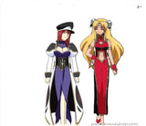 Galaxy Angel Anime Cel Ranpha and Forte With Douga Animation Art