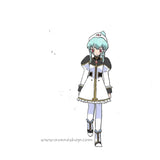 Galaxy Angel Anime Cel Vanilla H With Douga Animation Art