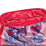 Red Plastic bag with art from the Manga Good Morning Call.
