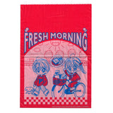 Red Plastic bag with art from the Manga Good Morning Call.