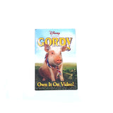 90s Disney Gordy Movie Rectangular Promo Button 1994