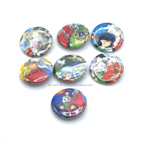 Inuyasha Mini Button Set of Seven D