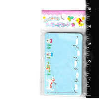 Japanese Note Card Stationery Set Cute Dog and Houses Kawaii Memo NEW 25 cards
