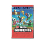 Japanese Super Mario Brothers New Years Envelopes and Sticker Seals Pochibukuro Style B NEW