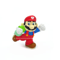 Vintage Nintendo Super Mario Brothers Figure Mario with Turnip 1989 Applause PVC Toy