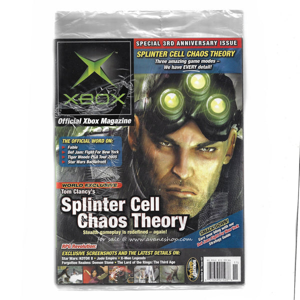Official XBOX Magazine November 2004 Splinter Cell In plastic