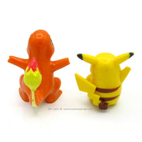 Official Pokemon Pikachu and Charmander Bakery Crafts Figure Set 2000 Nintendo D