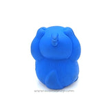 Pokemon Psyduck Figure Japanese dark Blue Eraser Toy