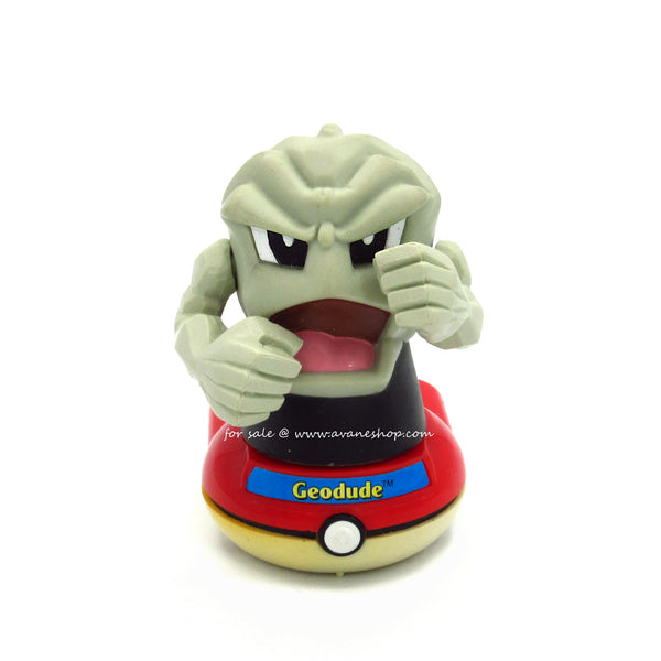 Pokemon Geodude Finger Forces Talking Figure Toy Tiger 2000 Working