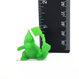 Green pokemon keshi figure of Charmeleon.