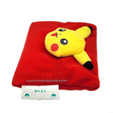 Pokemon Pikachu Face Plush Tissue Holder Japanese Collectible