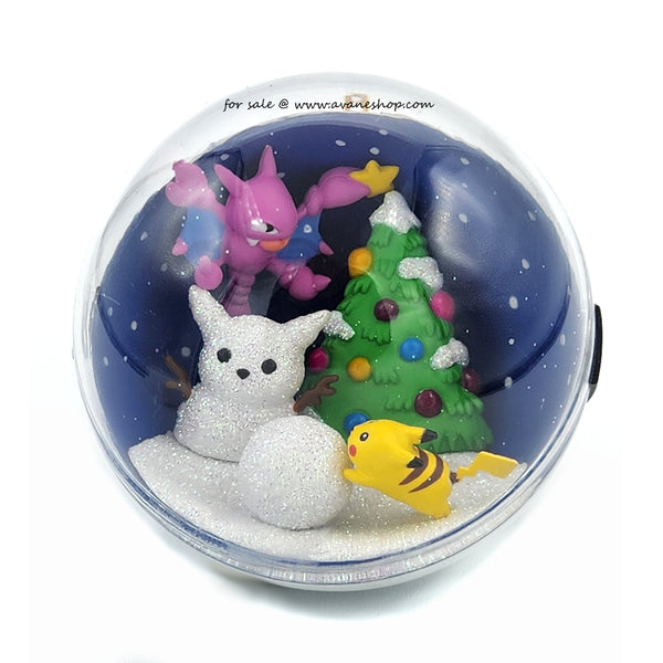 Vintage Pokemon Pikachu Gligar Snow Fun Ornament Carlton Cards  2001 NO BOX