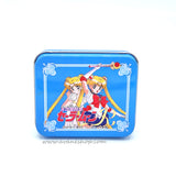 Rare Sailor Moon R Serenity Square Tin Case Bandai Japan 1993 Vintage Trinket Box