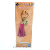 Sailor Moon Happy Girls Kuji Prize Charm Pink Moon Tassel Clip Key Chain New & Sealed