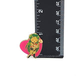 Vintage Sailor Moon Enamel Pin Sailor Pluto Heart Kanebo Official Japan