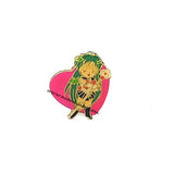 Vintage Sailor Moon Enamel Pin Sailor Pluto Heart Kanebo Official Japan