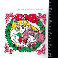 Rare Sailor Moon Christmas Furoku Nakayoshi Sailor Moon Sailor Chibimoon Wreath