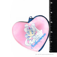 90s Sailor Moon Serenity and Sailor Chibimoon Nakayoshi Heart Coin purse Furoku Zenin