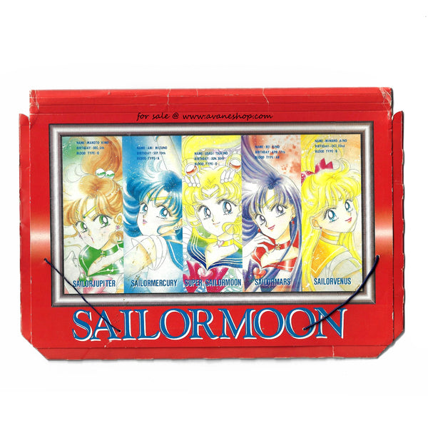 Sailor Moon Furoku Stationery File Nakayosi Defects Vintage 1995 NOT Fan Club