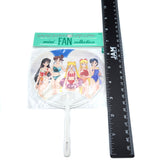Sailor Moon Mini Uchiwa Fan Usagi, Rei, Ami, Makoto, Minako in Swimsuits New in Plastic