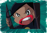 Space Pirate Mito Anime Cel with Original Background and Douga Production Animation Cel