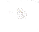 Space Pirate Mito Anime Cel with Original Background and Douga Production Animation Cel 2