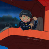 Space Pirate Mito Anime Cel with Original Background and Douga Production Animation Cel 2