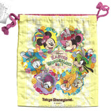 Japanese Tokyo Disney Easter Wonderland 2011 Pouch Mickey Minnie Oswald