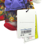 Japanese Tokyo Disney Mickey Mouse Minnie Mouse Kimono Festival Plush Pin Set NEW