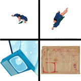 Urusei Yatsura Anime Cel and Douga Set of 10 Cels with Sketches Timing Sheet and Envelope