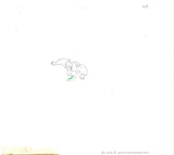 Urusei Yatsura Anime Cel and Douga Set of 10 Cels with Sketches Timing Sheet and Envelope
