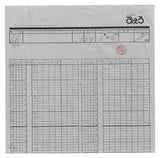 Urusei Yatsura Anime Cel and Douga Set of 10 Cels with Sketches Timing Sheet and Envelope
