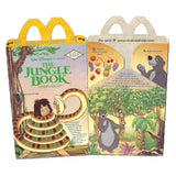 Disney The Jungle Book 1989 Vintage McDonalds Happy Meal Box Mowgli
