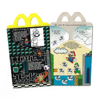 Super Mario Brothers 3 NES 1990 Vintage McDonalds Happy Meal Box Island World Nintendo